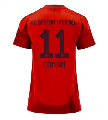 Bayern Munich Kingsley Coman #11 Primera Equipación Mujer 2024-25 Manga Corta